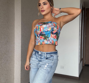 Blusa Strapless